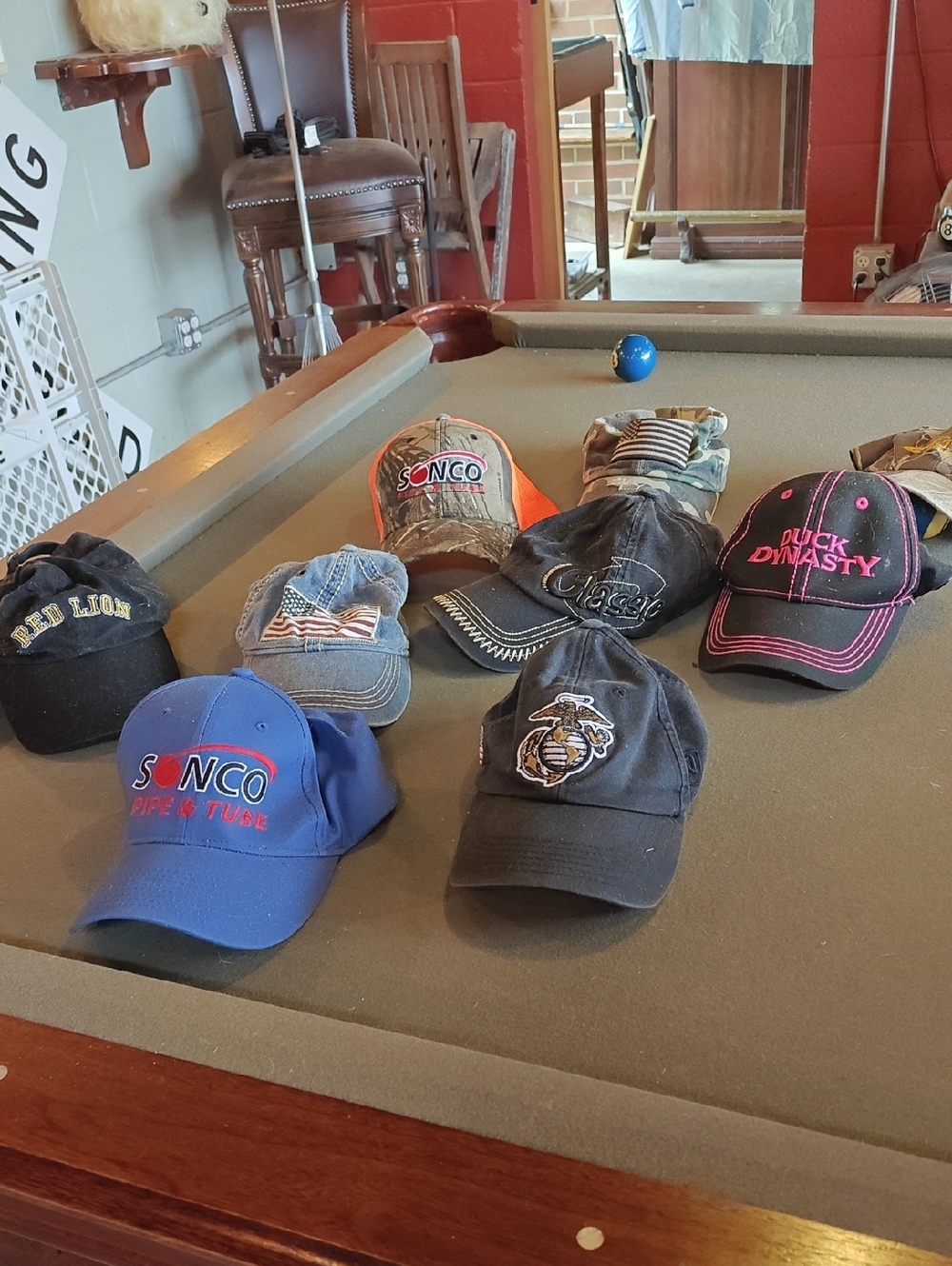 SONCO Blue Embroidered Logo Baseball Cap - Men Accessories Hat